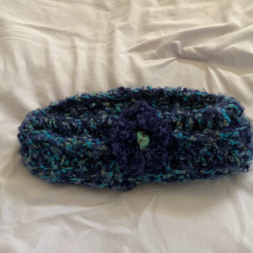 Winter headband with turquoise stone 3/$15